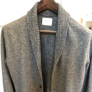 Billy Reid Regular Fit Mouline Shawl Cardigan